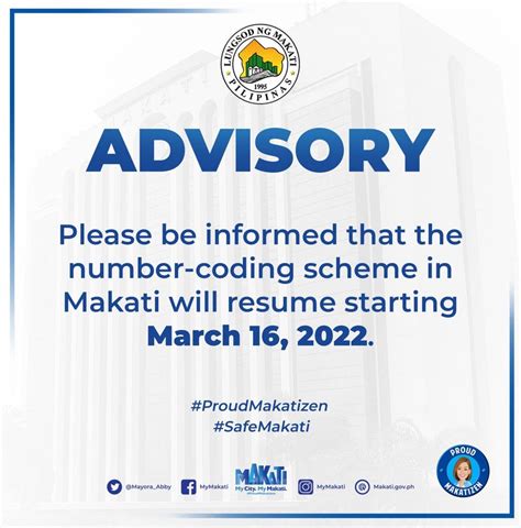 makati coding hours|'Normal' number coding back in Makati starting March 16, 2022.